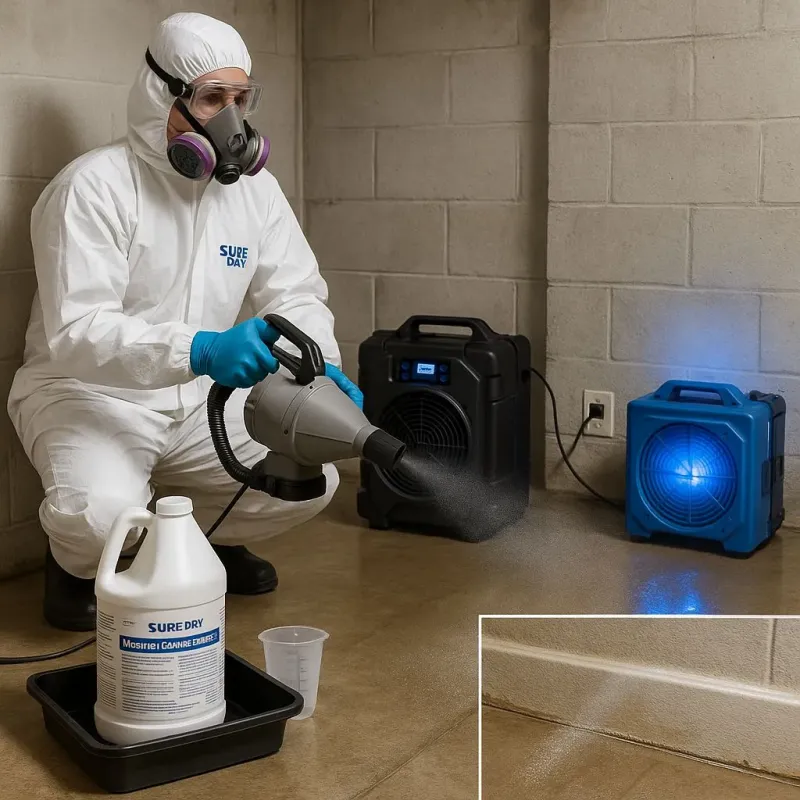Sanitization and Odor Removal process in Camden, SC